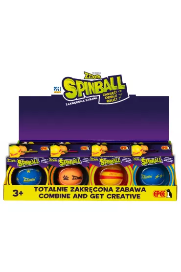Spinball. Zakr�cona zabawa pomara�czowa z czerwonym (Best Friends) Epee