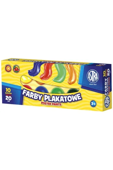Astra Farby plakatowe 10 x 20 ml