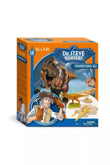 Dr. Steve Hunters. Tyrannosaurus Rex. Wykopaliska Geoworld
