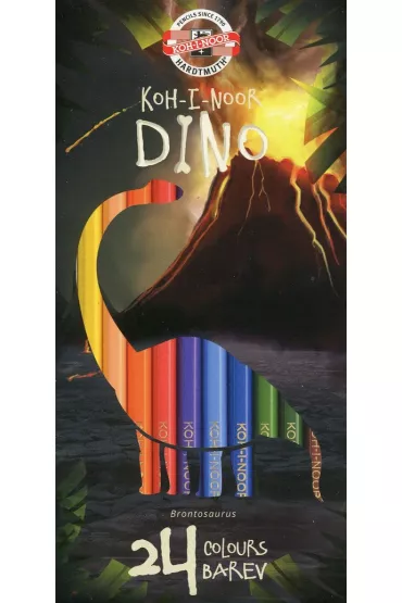 Koh-I-Noor Kredki Dino 3594 24 szt.
