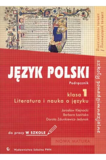 Lo j.polski kl.1 pod.litera.w szkol - Jaros�aw Klejnocki