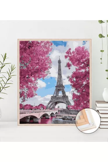 Twoje Hobby Malowanie po numerach - Magnolie w Pary�u 40x50cm