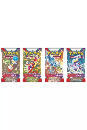 Pokemon TCG: Scarlet & Violet - Booster Box karty saszetka mix