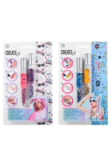 Pisaki do ozdabiania paznokci 3w1 2-pak Create It! Canenco