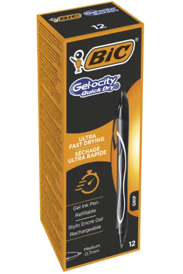 Bic D�ugopis �elowy Gel-ocity Quick Dry 12 szt.