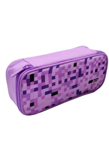 Happy Color Pi�rnik saszetka z zamkiem i klapk� wewn�trzn�, prostok�tny, PIXI Violet