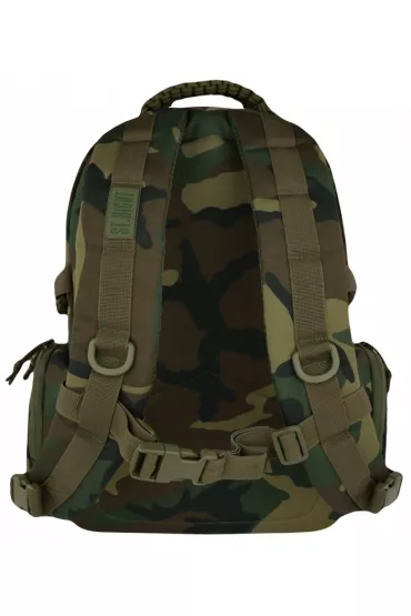 St. Majewski Plecak 4-komorowy Military Woodland Camo