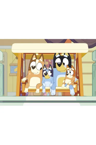Puzzle drewniane 2x16 el. Bluey Educa