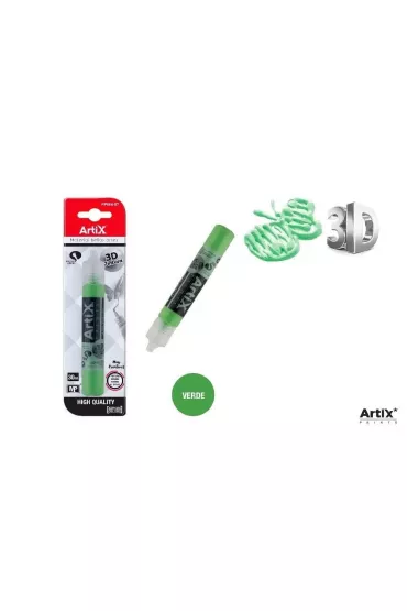 Artix Farba strukturalna 3D zielony 30 ml