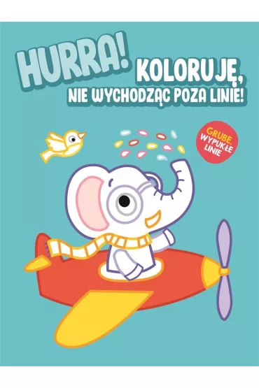 Hurra! Koloruj� nie wychodz�c poza linie - S�onik