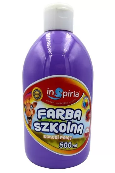 InSpiria Farba szkolna lawendowa 500 ml