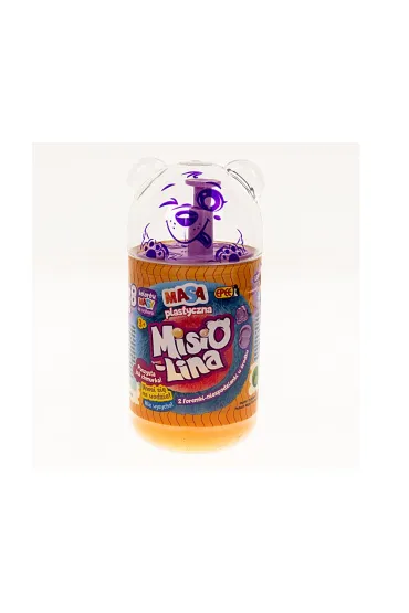 Misiolina. 2-pack. Masa plastyczna. Pomara�czowo-��ta Epee