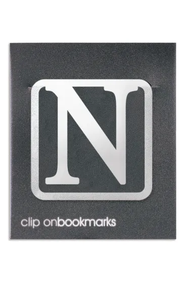 If Metalowa zak�adka - Litera N Clip-on