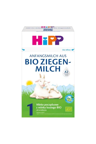 Hipp 1 Mleko pocz�tkowe z mleka koziego od urodzenia (uszkodzone opakowanie) 400 g Bio