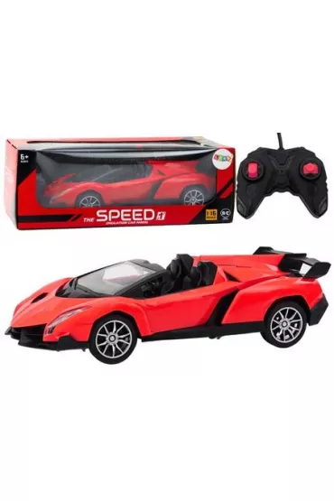 Auto sportowe RC 1:16 czerwone LeanToys