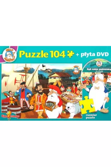 Puzzle Byli sobie podr�nicy + DVD Hippocampus