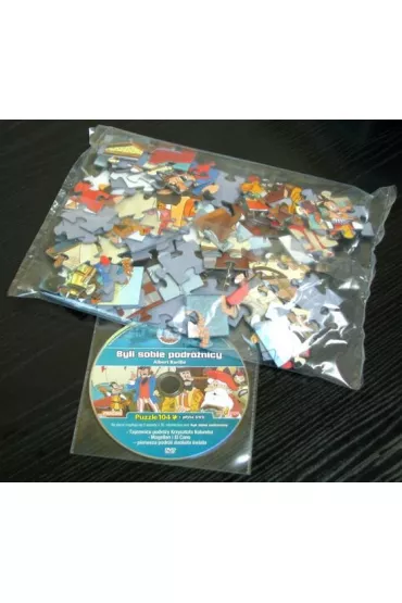 Puzzle Byli sobie podr�nicy + DVD Hippocampus