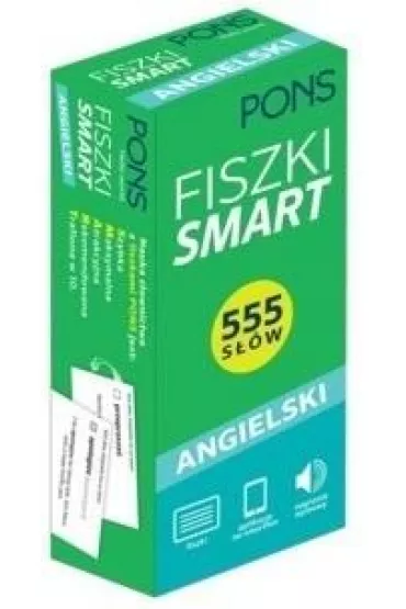 Fiszki Smart. 555 s��w. Angielski