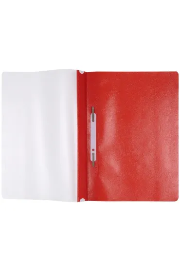 Office Products Skoroszyt A4 PP wpinany z europerforacj� czerwony 25 szt.
