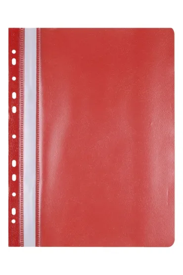 Office Products Skoroszyt A4 PP wpinany z europerforacj� czerwony 25 szt.