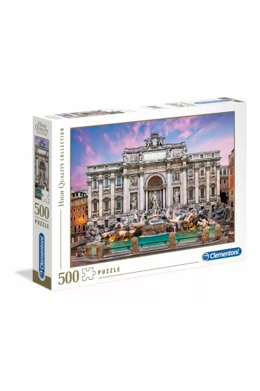 Puzzle 500 el. High Quality Collection. Fontanna Di Trevi Clementoni
