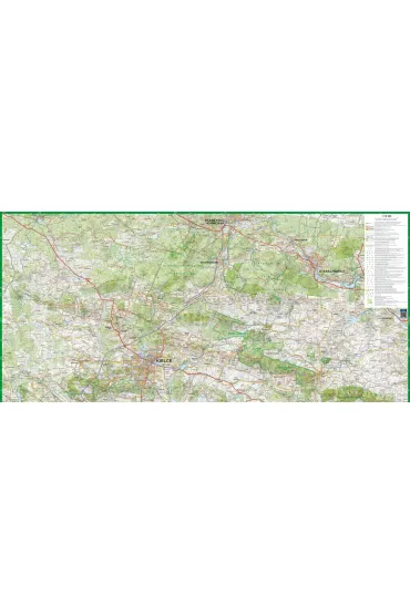 G�ry �wi�tokrzyskie laminowana mapa turystyczna 1:75 000