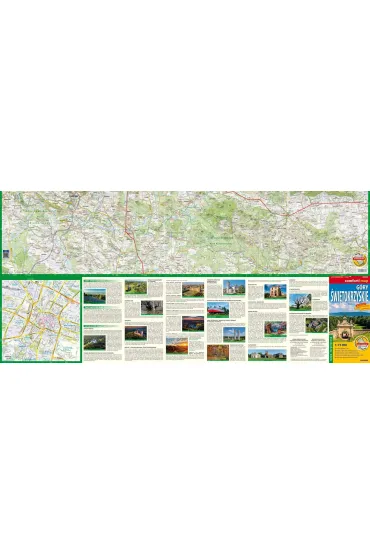 G�ry �wi�tokrzyskie laminowana mapa turystyczna 1:75 000