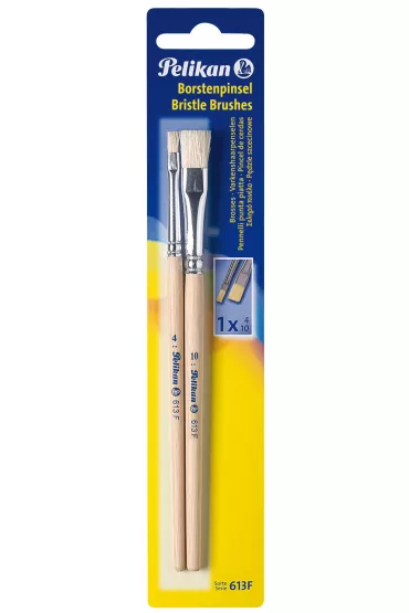 Pelikan P�dzelki p�askie gr 4,10 2 szt.