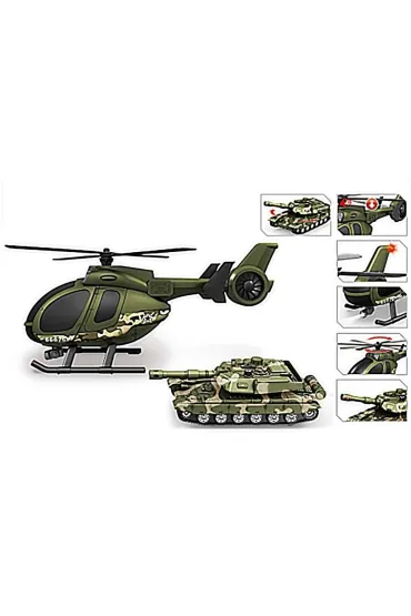 Helikopter wojskowy + czo�g Madej