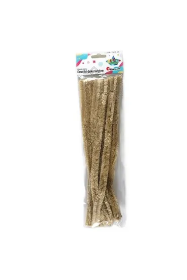 Titanum Druciki dekoracyjne 1,5x30cm ciemnobe�owe 12 szt.