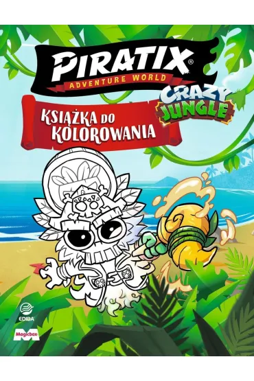 Piratix. Ksi��ka do kolorowania + figurka
