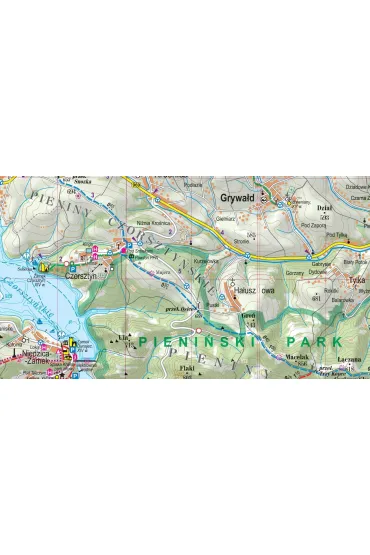 comfort!map Mapa turystyczna Pieniny 1:50 000
