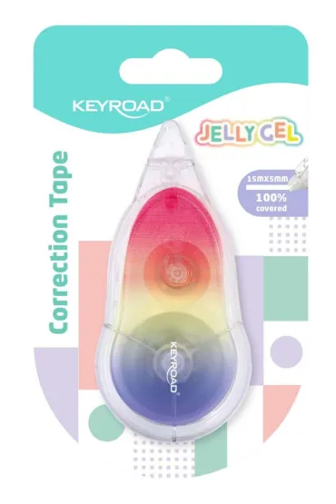 Keyroad Korektor w ta�mie Jelly Gel 15mx5mm 15 m