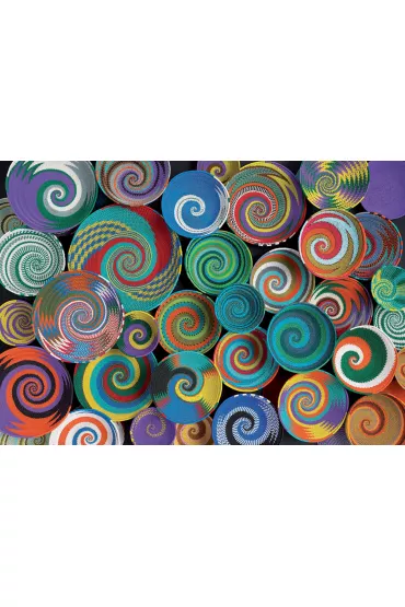 Puzzle 1000 el. Afryka�skie kosze Educa