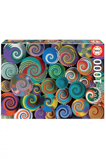 Puzzle 1000 el. Afryka�skie kosze Educa