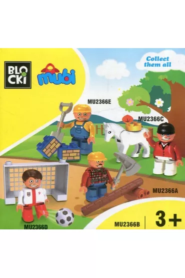 Klocki Blocki MUBI Figurka Farmerka (zestaw uzupe�niaj�cy)