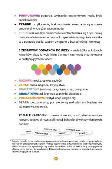 Pizza emocji. Zestaw dla dzieci u�atwiaj�cy wyra�anie i opisywanie uczu� - Jagoda  Tuchowska