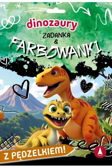 Ksi��ka edu. B5 Dinozaury. Zadanka & farbowanki  P�DZELEK SKRZAT 980706 - Monika  �lizowska