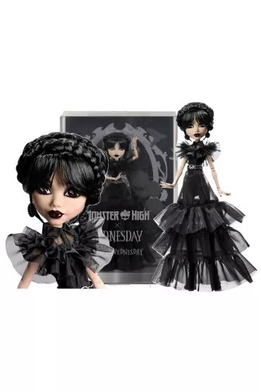 Monster High x Wednesday. Rave`N Balowa sukienka Mattel
