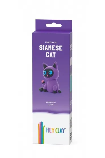 Hey Clay. Puchate zwierzaki. Kot syjamski Tm Toys