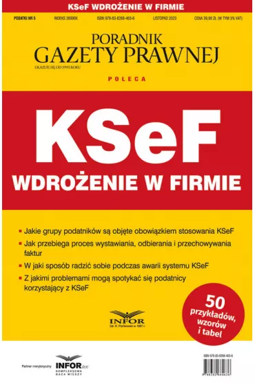 KSeF Wdro�enie w firmie. Podatki 5/2023