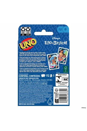 Uno Lilo&Stitch Mattel