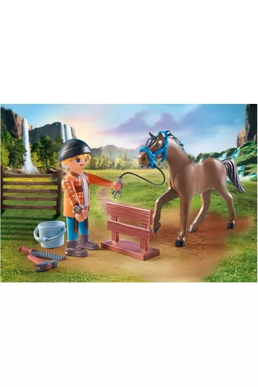Playmobil Horses of Waterfall Kowal Ben i Achilles 71357
