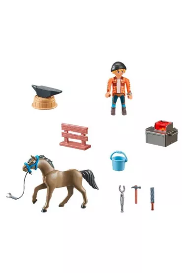 Playmobil Horses of Waterfall Kowal Ben i Achilles 71357