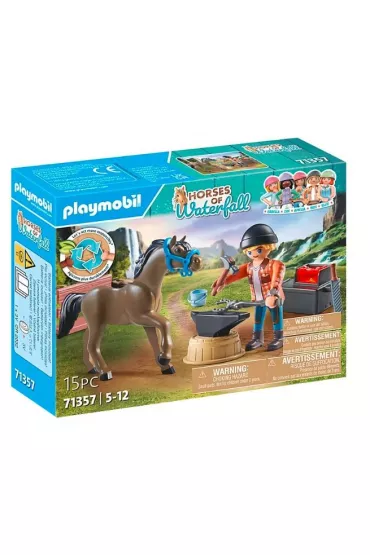 Playmobil Horses of Waterfall Kowal Ben i Achilles 71357