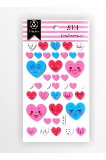 Galeria Hobby Stiker z elementami z pianki z lekkim brokatem
