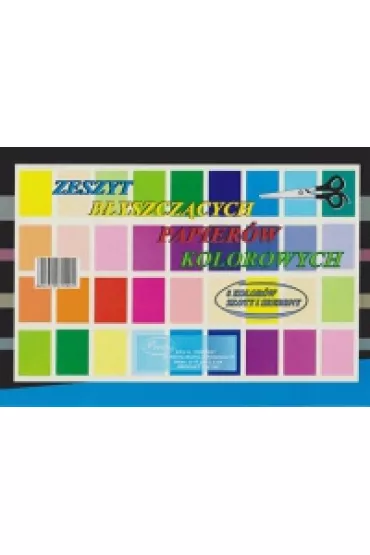 Zeszyt papier�w kolorowych A5 b�yszcz�cych Protos