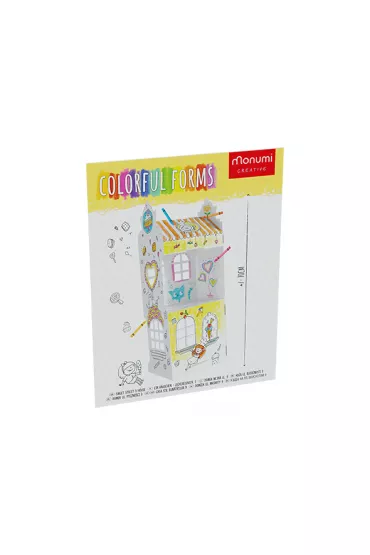 Puzzle 6 el. Kolorowanka domek L - Ul. Pyszno�ci 9 Monumi