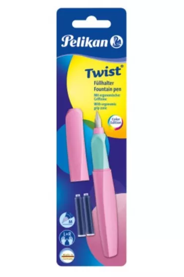 Herlitz Pi�ro wieczne Twist Sweet Liliac + 2 naboje