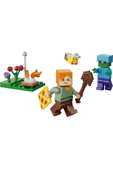 LEGO Minecraft Potyczka Alex przy ognisku 30732